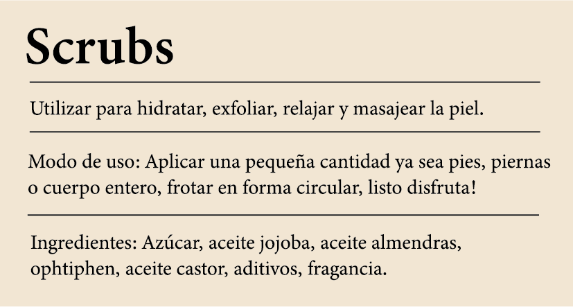 Scrubs Aroma Almendra/Leche/Café