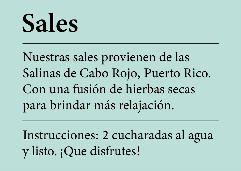 Sales Aroma Hombres